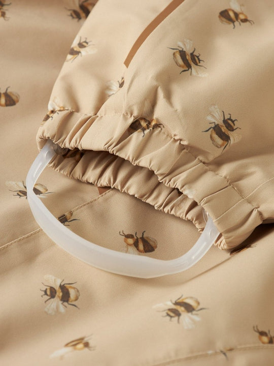 Lil' Atelier Mini LAMINT vanntett parkdress - Safari | BEE | Torgunns Barneklær AS
