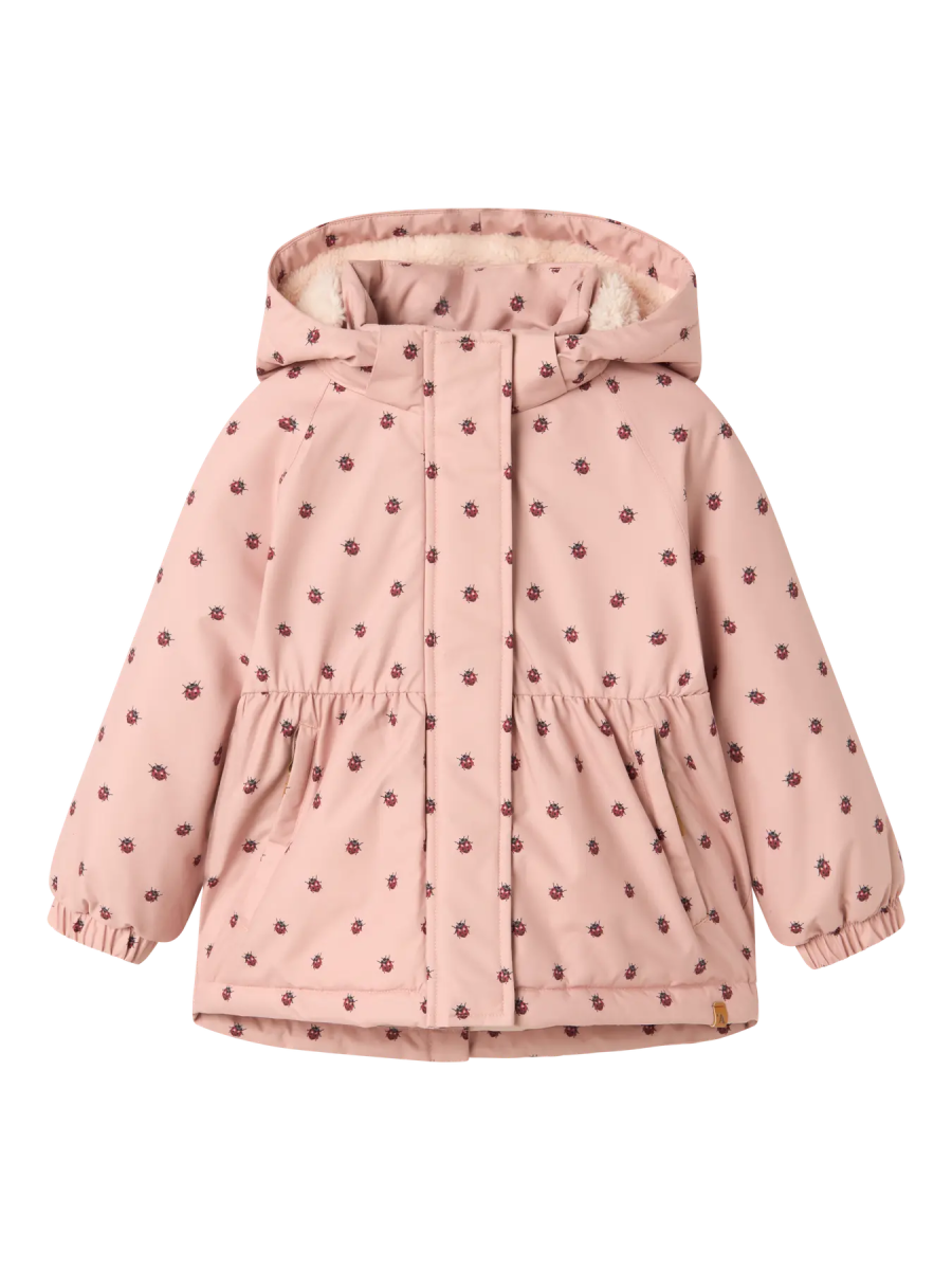 Lil' Atelier Mini LASNOW05 JACKET AOP - Misty Rose | Torgunns Barneklær AS