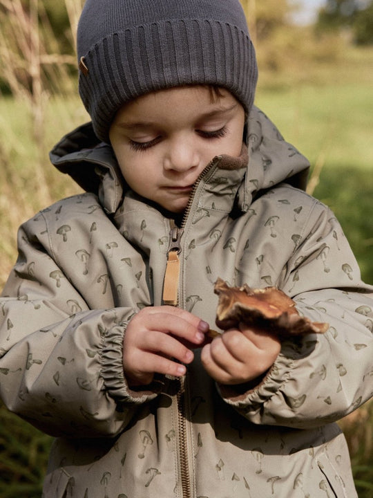 Lil' Atelier Mini LASNOW10 Vinterdress - Overland Trek | MUSHROOM | Torgunns Barneklær AS