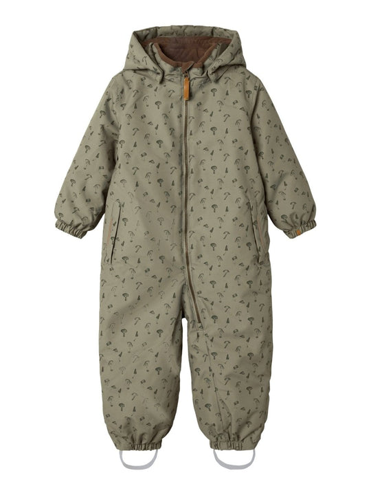 Lil' Atelier Mini LASNOW10 Vinterdress - Overland Trek | MUSHROOM | Torgunns Barneklær AS