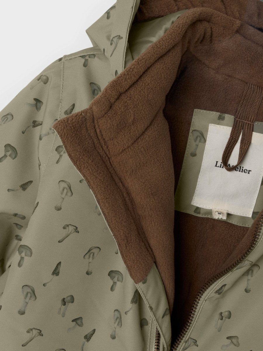 Lil' Atelier Mini LASNOW10 Vinterdress - Overland Trek | MUSHROOM | Torgunns Barneklær AS