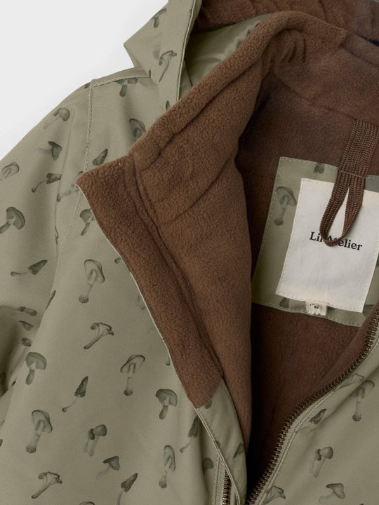 Lil' Atelier Mini LASNOW10 Vinterdress - Overland Trek | MUSHROOM | Torgunns Barneklær AS