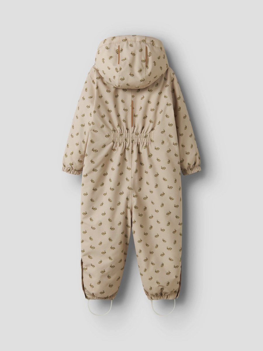 Lil' Atelier Mini LASNOW10 Vinterdress - Oxford Tan | RABBIT | Torgunns Barneklær AS