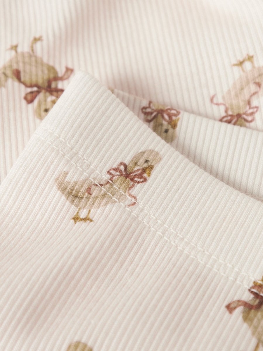 Lil' Atelier Mini LAVO ELF SLIM LEGGING - Almost Mauve | GOOSE | Torgunns Barneklær AS