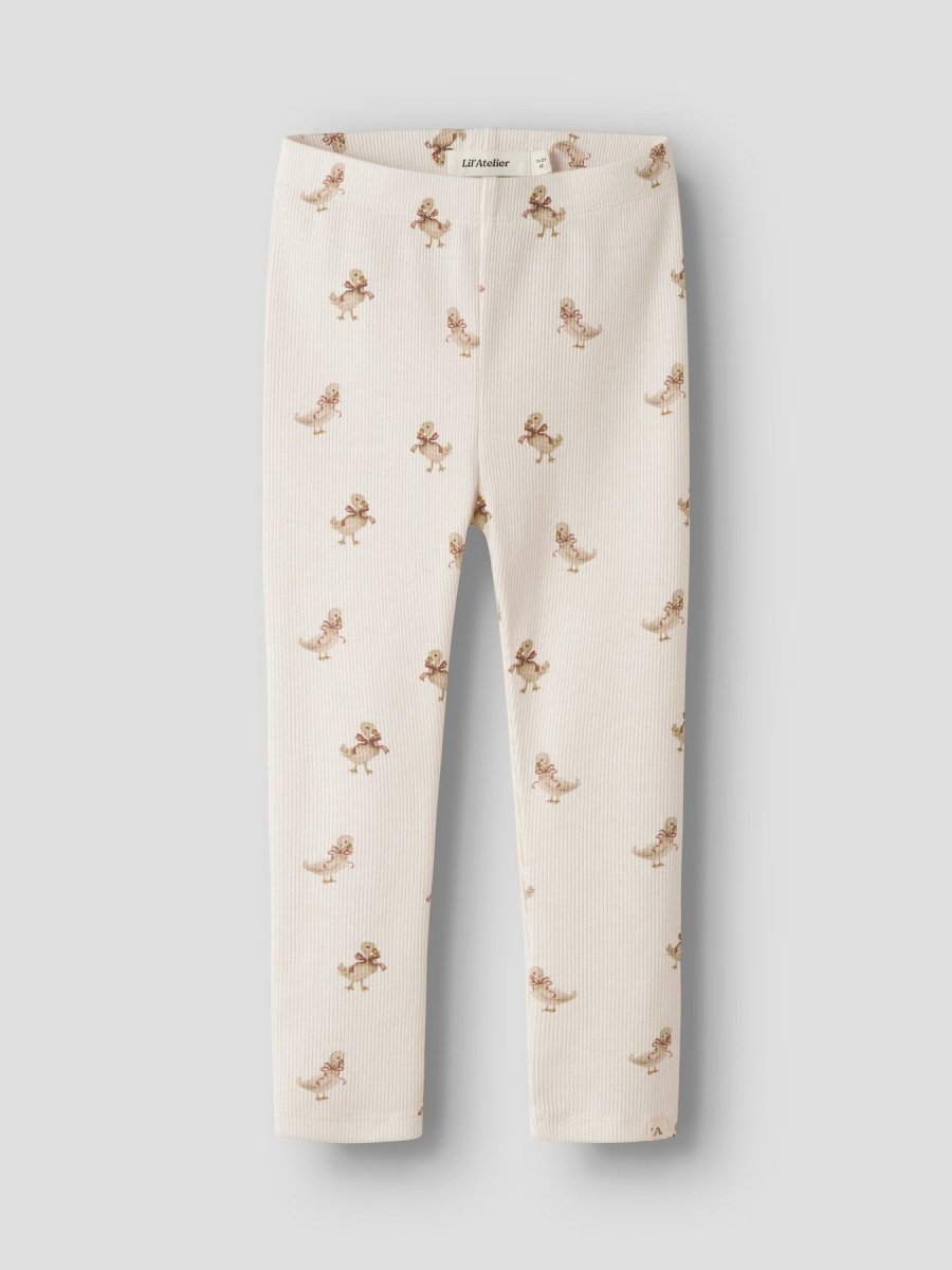 Lil' Atelier Mini LAVO ELF SLIM LEGGING - Almost Mauve | GOOSE | Torgunns Barneklær AS