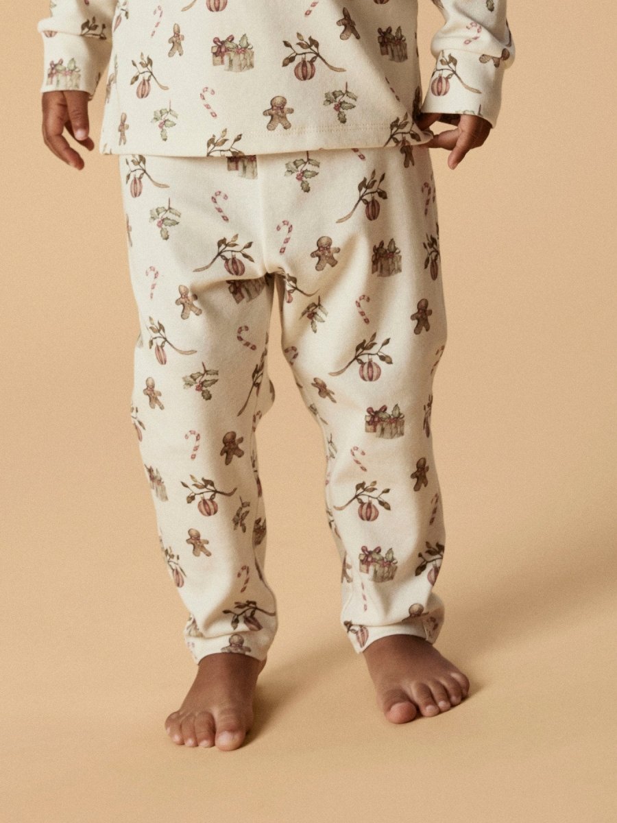 Lil' Atelier Mini LAYO GIT LS NIGHTSET - Turtledove | CHRISTMAS | Torgunns Barneklær AS
