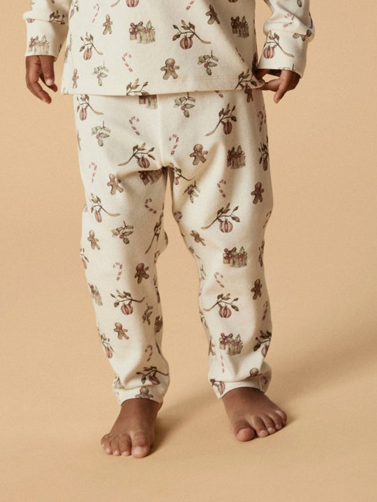 Lil' Atelier Mini LAYO GIT LS NIGHTSET - Turtledove | CHRISTMAS | Torgunns Barneklær AS