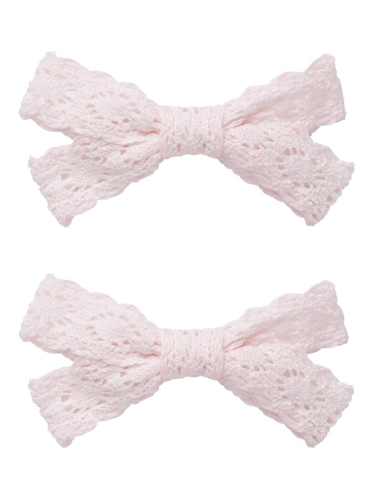 Lil' Atelier Mini LOLA 2 PK HAIR CLIPS - Almost Mauve | Torgunns Barneklær AS