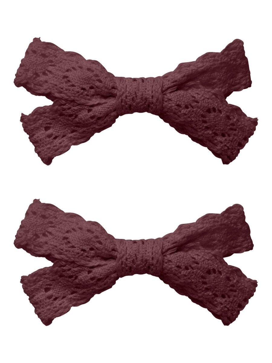 Lil' Atelier Mini LOLA 2 PK HAIR CLIPS - Catawba Grape | Torgunns Barneklær AS