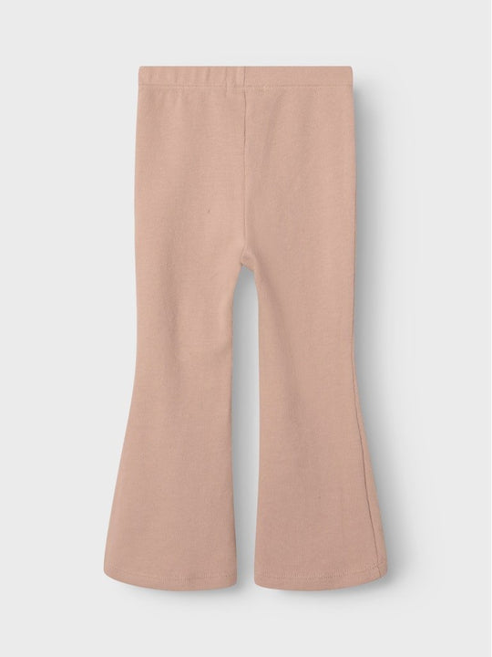 Lil' Atelier Mini LUNA BOOTCUT LEGGING - Misty Rose | Torgunns Barneklær AS