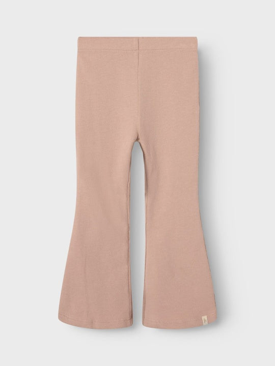 Lil' Atelier Mini LUNA BOOTCUT LEGGING - Misty Rose | Torgunns Barneklær AS