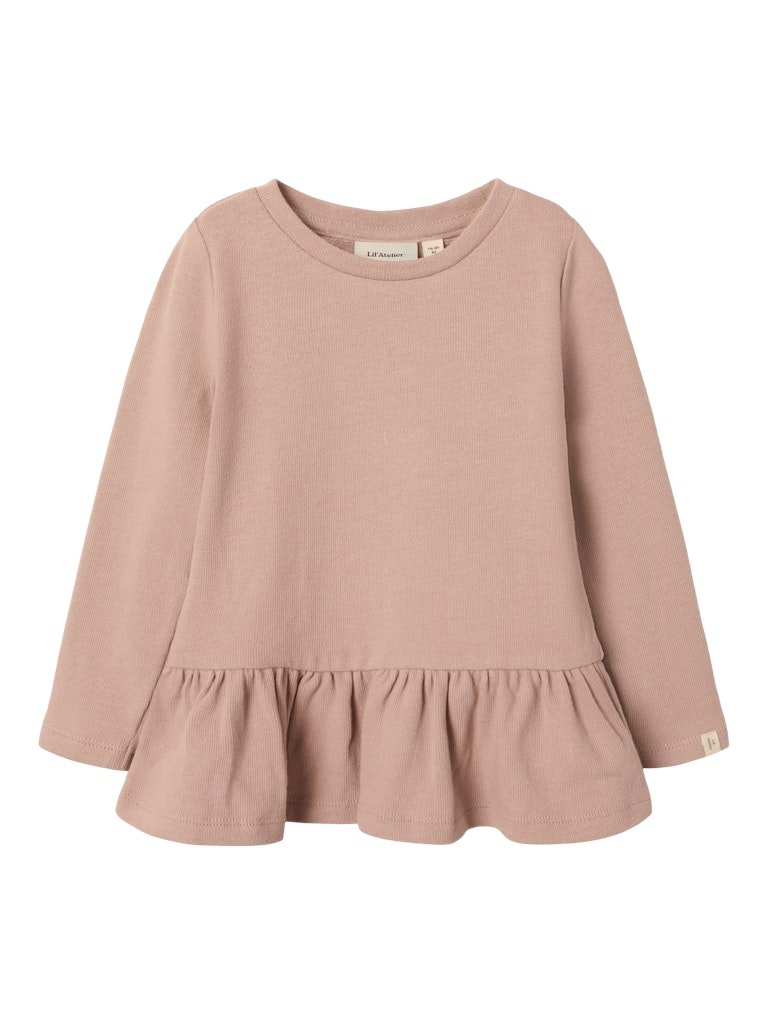 Lil' Atelier Mini LUNA LS SLIM TOP - Misty Rose | Torgunns Barneklær AS