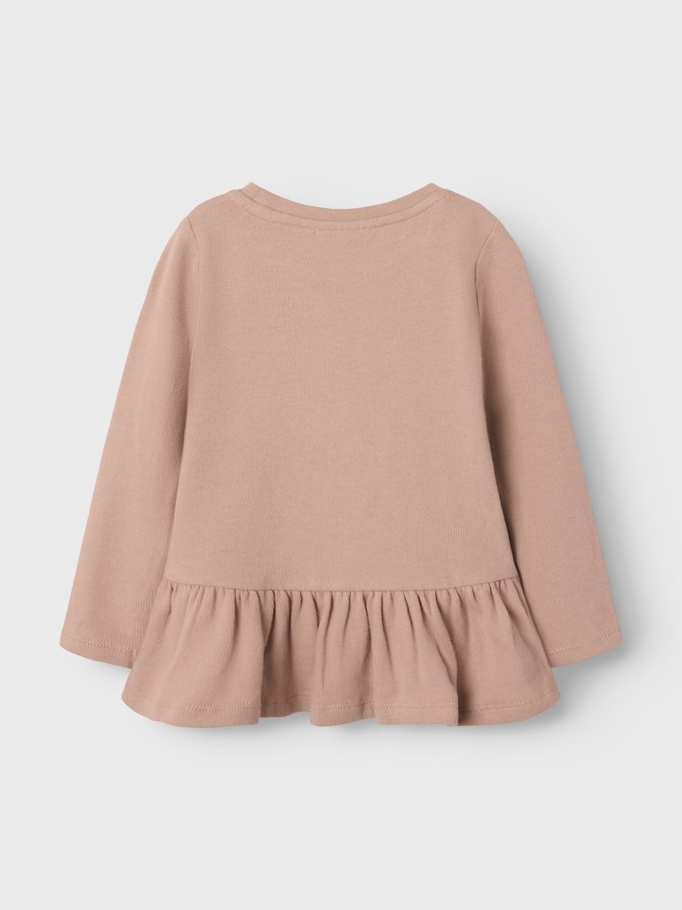 Lil' Atelier Mini LUNA LS SLIM TOP - Misty Rose | Torgunns Barneklær AS