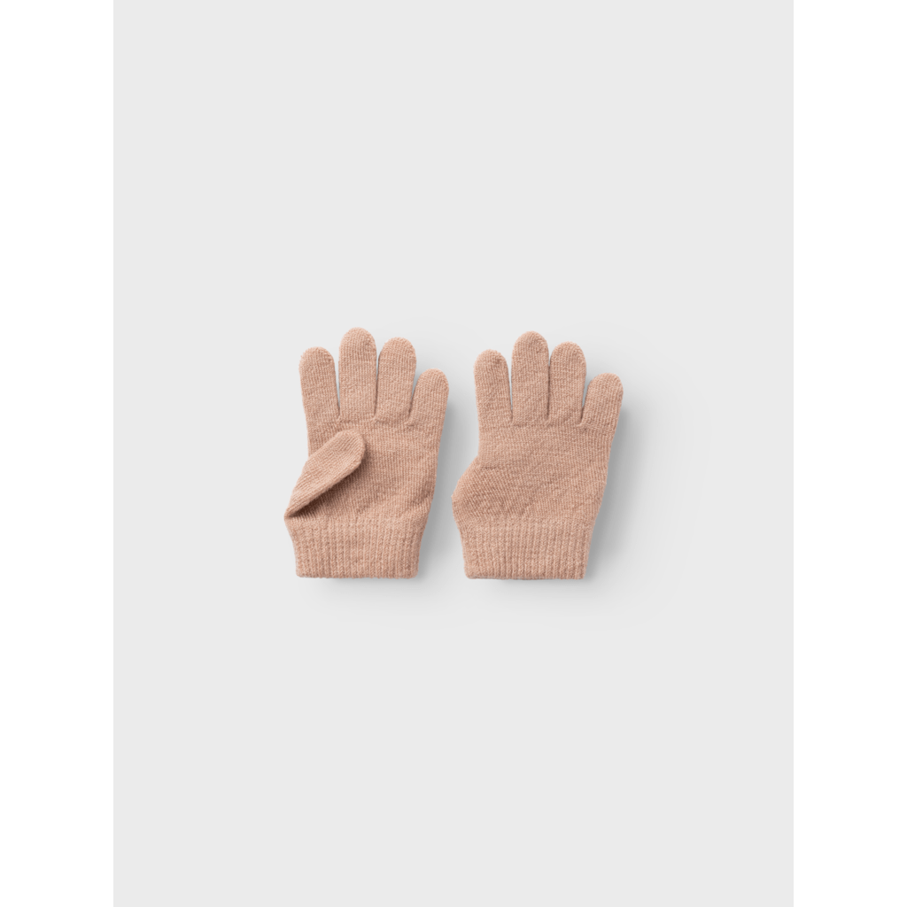 Lil' Atelier Mini NANSON KNIT GLOVES 1 - Rugby Tan | Torgunns Barneklær AS