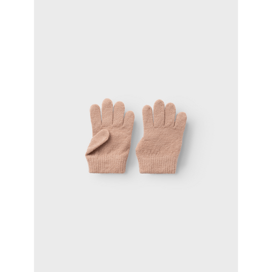 Lil' Atelier Mini NANSON KNIT GLOVES 1 - Rugby Tan | Torgunns Barneklær AS