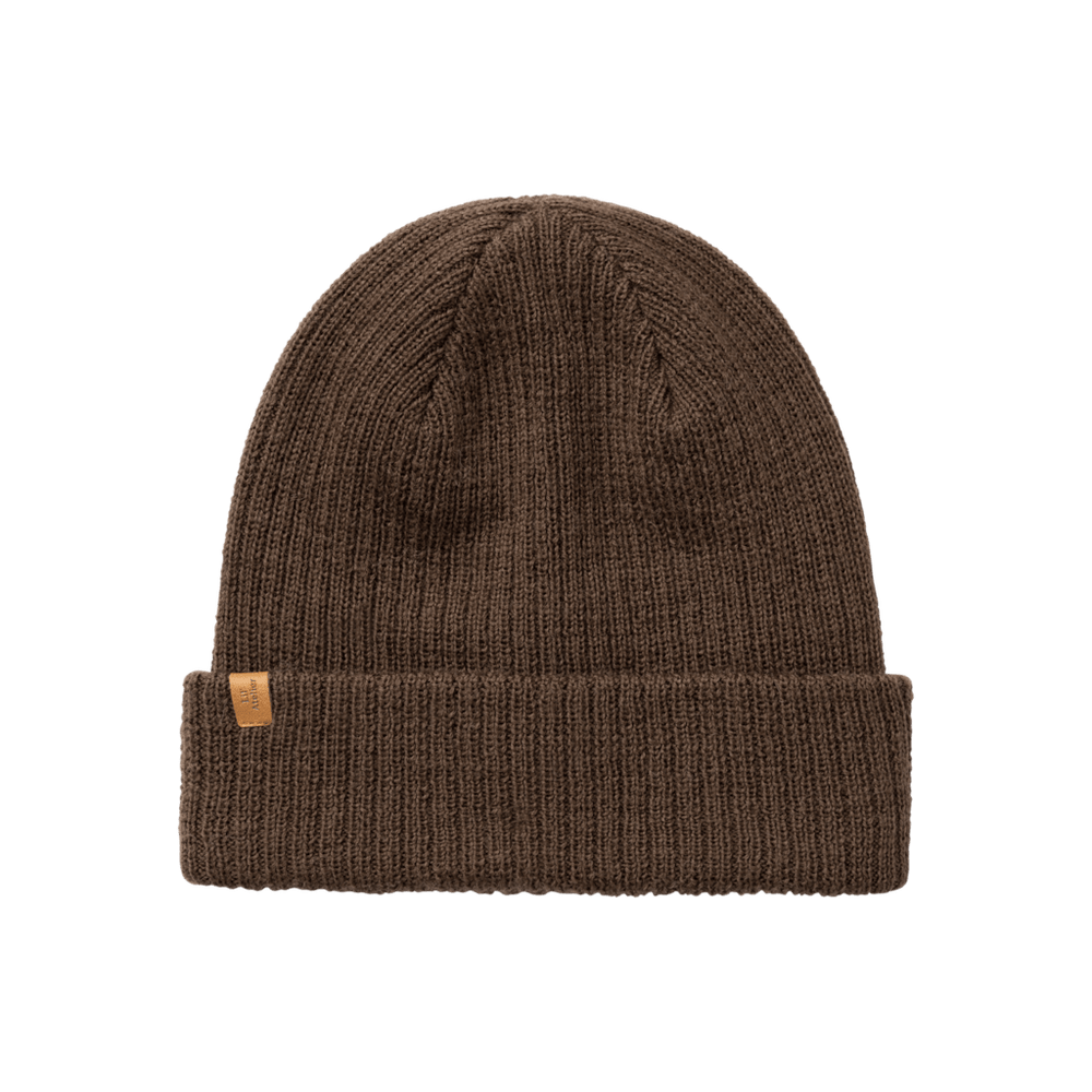 Lil' Atelier Mini NANSON KNIT HAT 1 - Dark Earth | Torgunns Barneklær AS