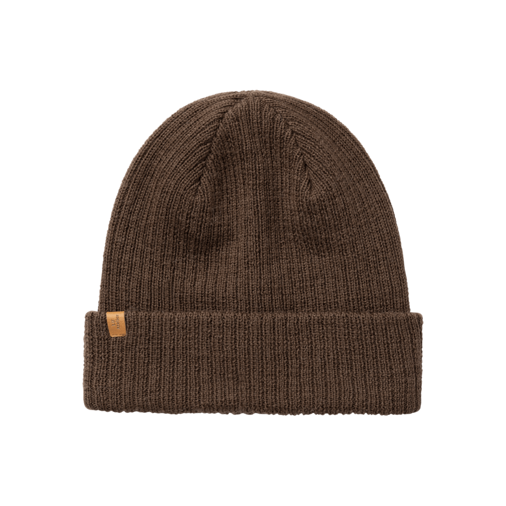 Lil' Atelier Mini NANSON KNIT HAT 1 - Dark Earth | Torgunns Barneklær AS