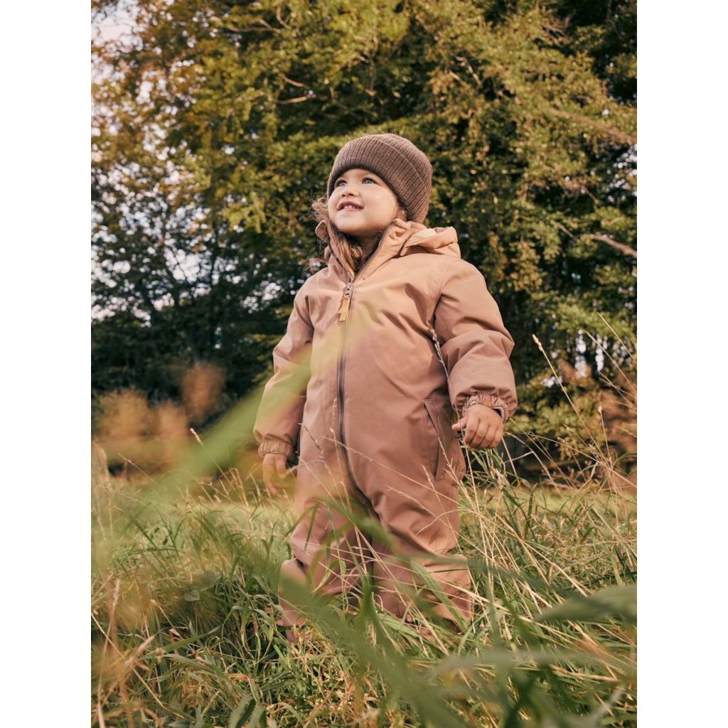 Lil' Atelier Mini NANSON KNIT HAT 1 - Dark Earth | Torgunns Barneklær AS