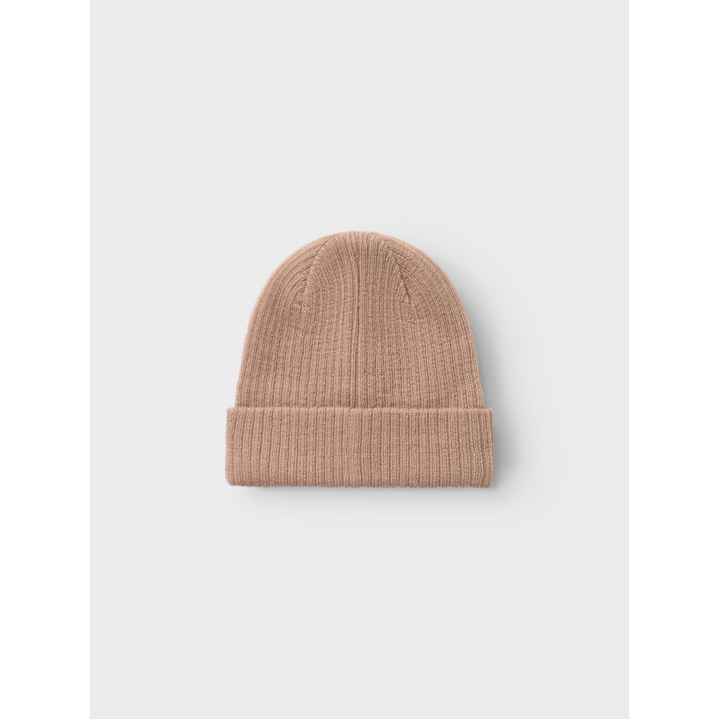 Lil' Atelier Mini NANSON KNIT HAT 1 - Rugby Tan | Torgunns Barneklær AS