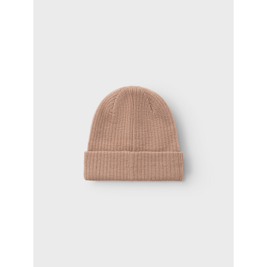 Lil' Atelier Mini NANSON KNIT HAT 1 - Rugby Tan | Torgunns Barneklær AS