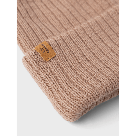 Lil' Atelier Mini NANSON KNIT HAT 1 - Rugby Tan | Torgunns Barneklær AS