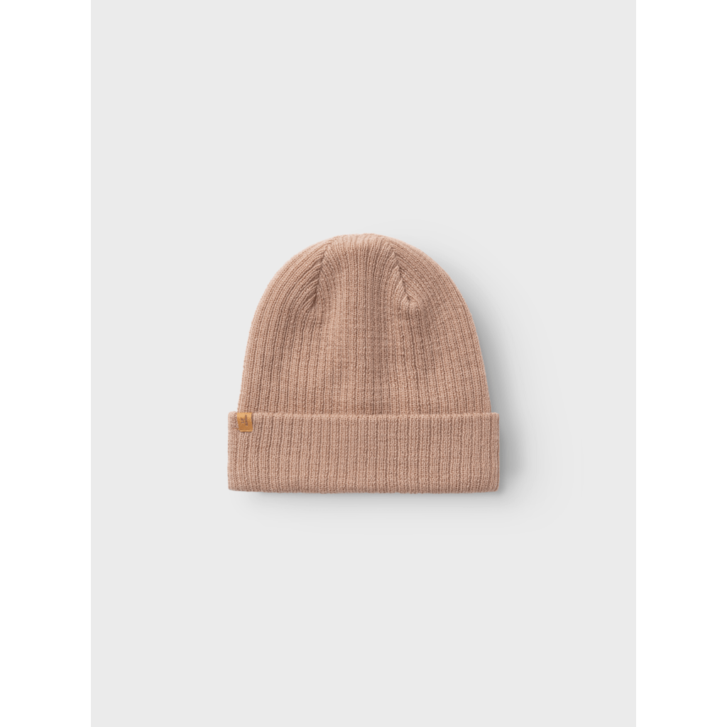 Lil' Atelier Mini NANSON KNIT HAT 1 - Rugby Tan | Torgunns Barneklær AS