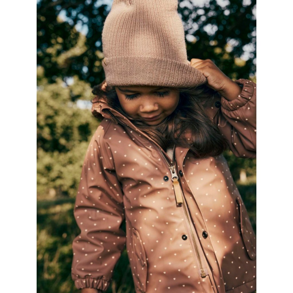 Lil' Atelier Mini NANSON KNIT HAT 1 - Rugby Tan | Torgunns Barneklær AS