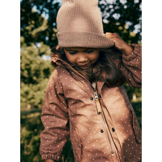Lil' Atelier Mini NANSON KNIT HAT 1 - Rugby Tan | Torgunns Barneklær AS