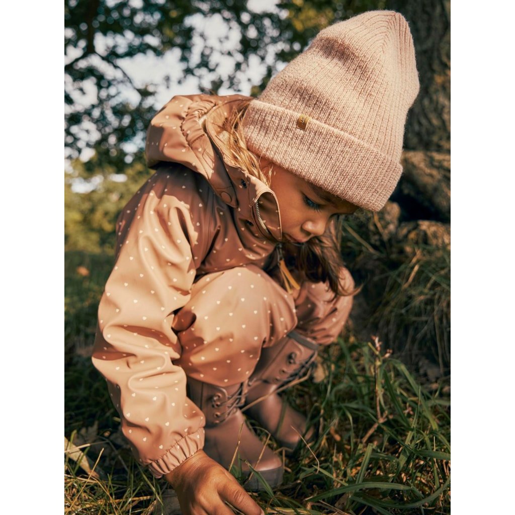 Lil' Atelier Mini NANSON KNIT HAT 1 - Rugby Tan | Torgunns Barneklær AS