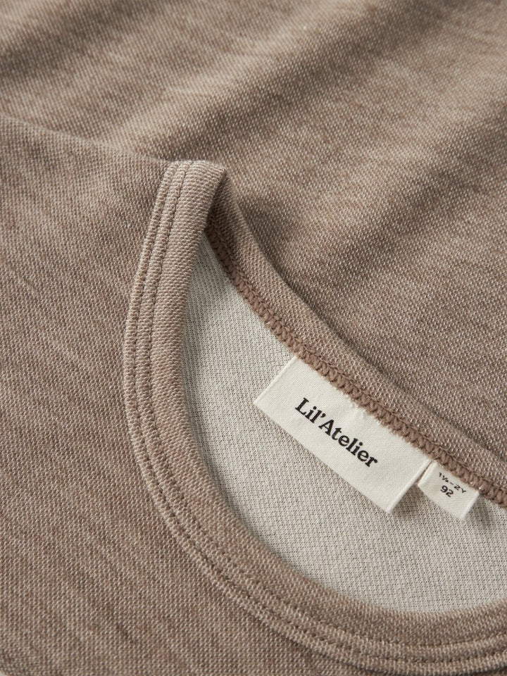 Lil Atelier Mini NILO SLIM Ullgenser - Sepia Tint | Melange | Torgunns Barneklær AS