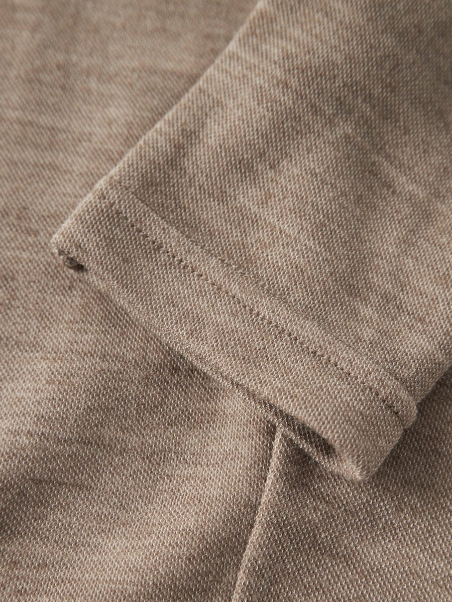 Lil Atelier Mini NILO SLIM Ullleggings - Sepia Tint | Melange | Torgunns Barneklær AS