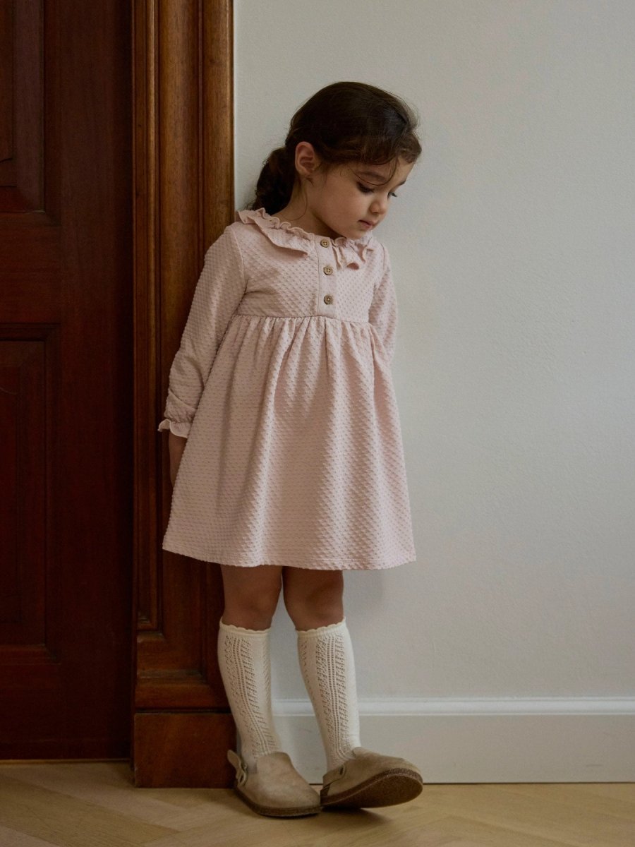 Lil' Atelier Mini NOEL LS DRESS - Hushed Violet | Torgunns Barneklær AS