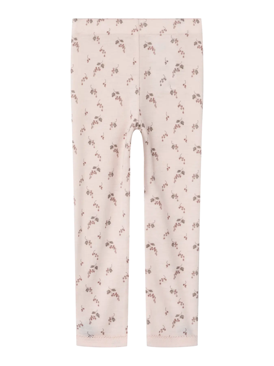 Lil' Atelier Mini NOEL NIA WOOL SLIM LEGGING - Morganite | BERRY | Torgunns Barneklær AS