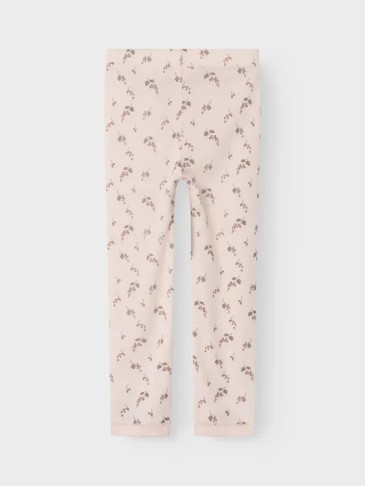 Myke barneleggings med bærprint, perfekt for små barn 0-8 år