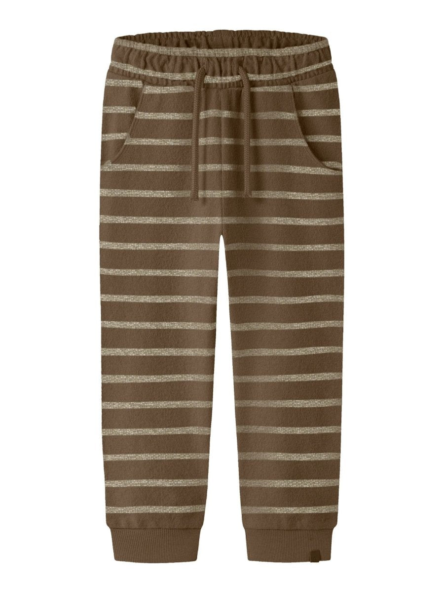 Lil' Atelier Mini OBY LOOSE PANT - Teak | Turtledove | Torgunns Barneklær AS