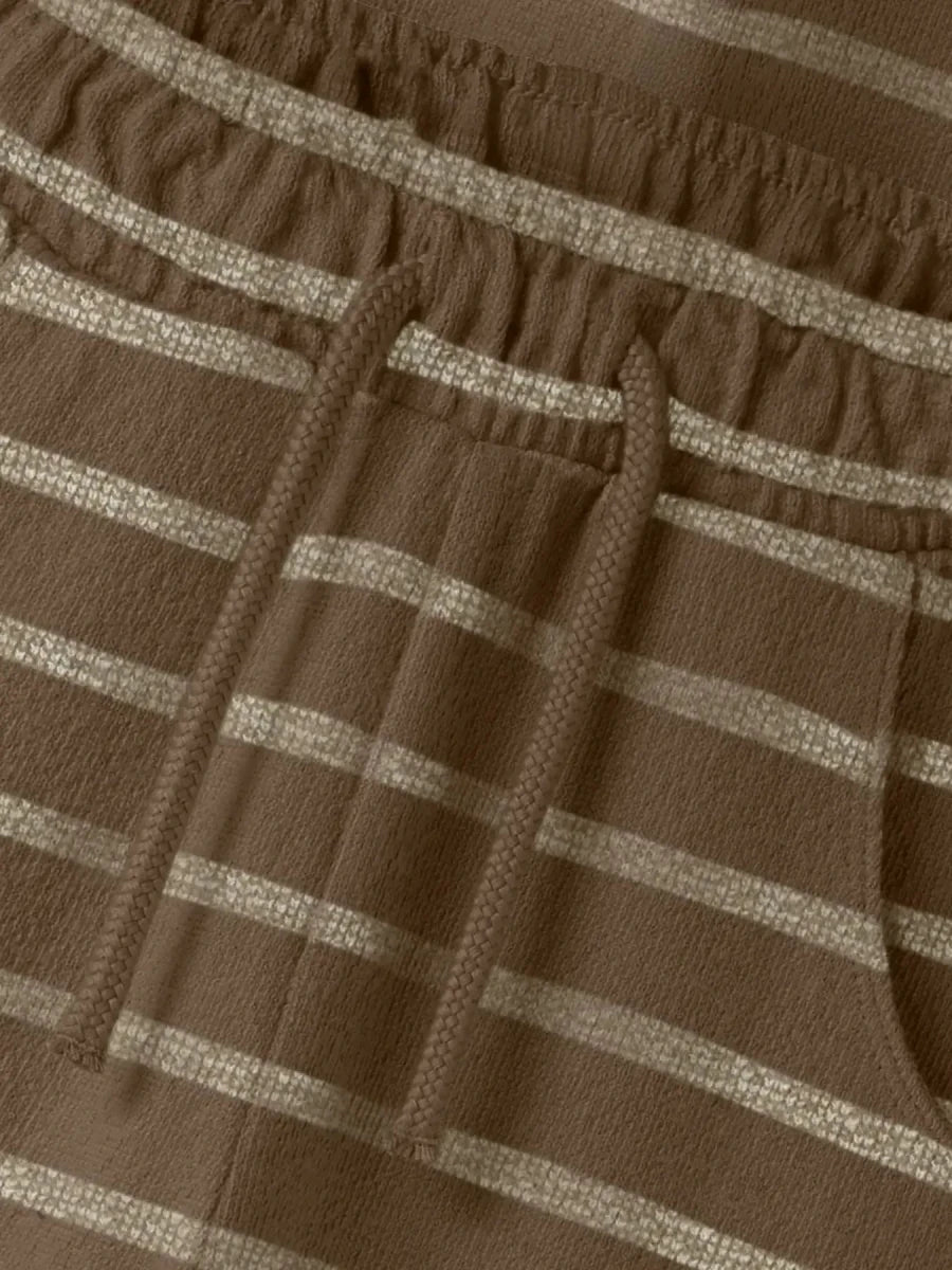 Lil' Atelier Mini OBY LOOSE PANT - Teak | Turtledove | Torgunns Barneklær AS