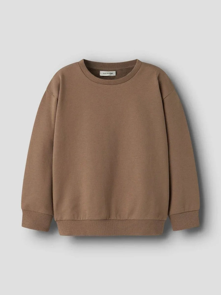 Lil Atelier Mini OMAS LOOSE SWEAT - Coca Mocha | Torgunns Barneklær AS