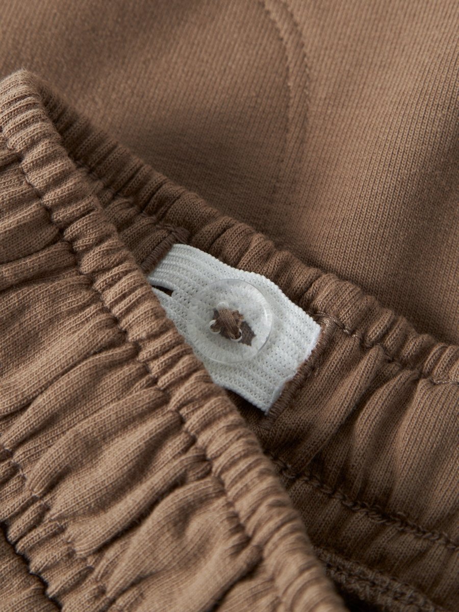 Lil Atelier Mini OMAS sweatshorts - Coca Mocha | Torgunns Barneklær AS