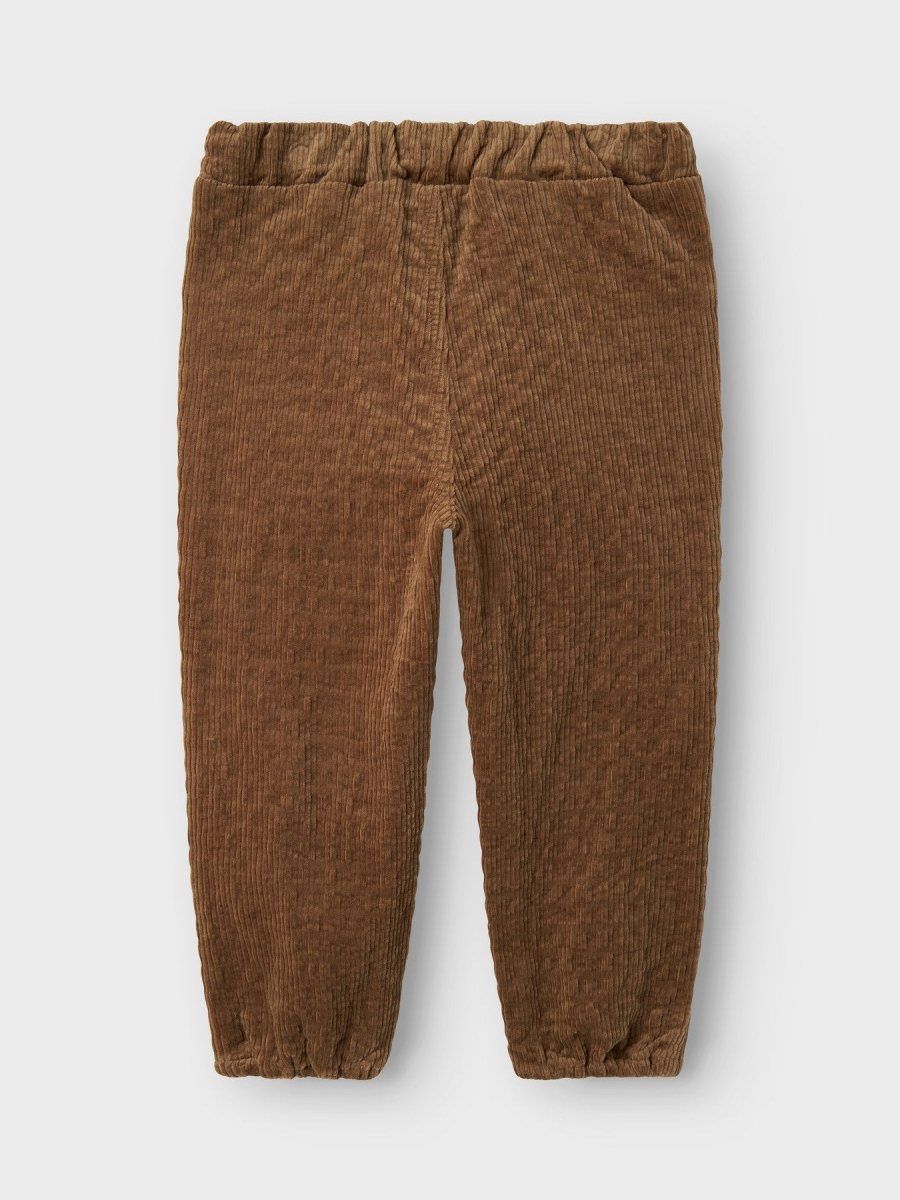 Lil' Atelier Mini OSMUND LOOSE CORD PANT - Sepia Tint | Torgunns Barneklær AS