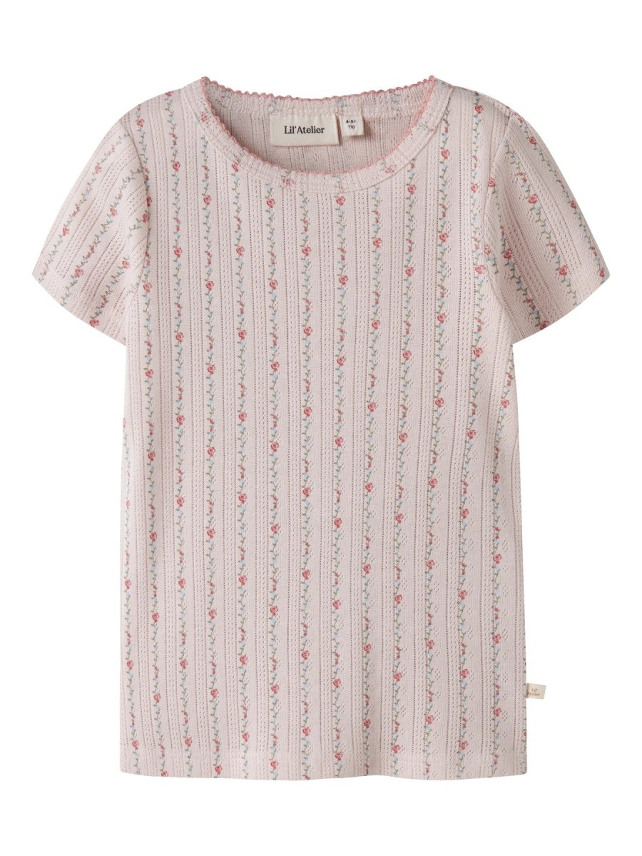 Lil Atelier Mini RACHELLO DAP SLIM topp - Morganite | Flower | Torgunns Barneklær AS