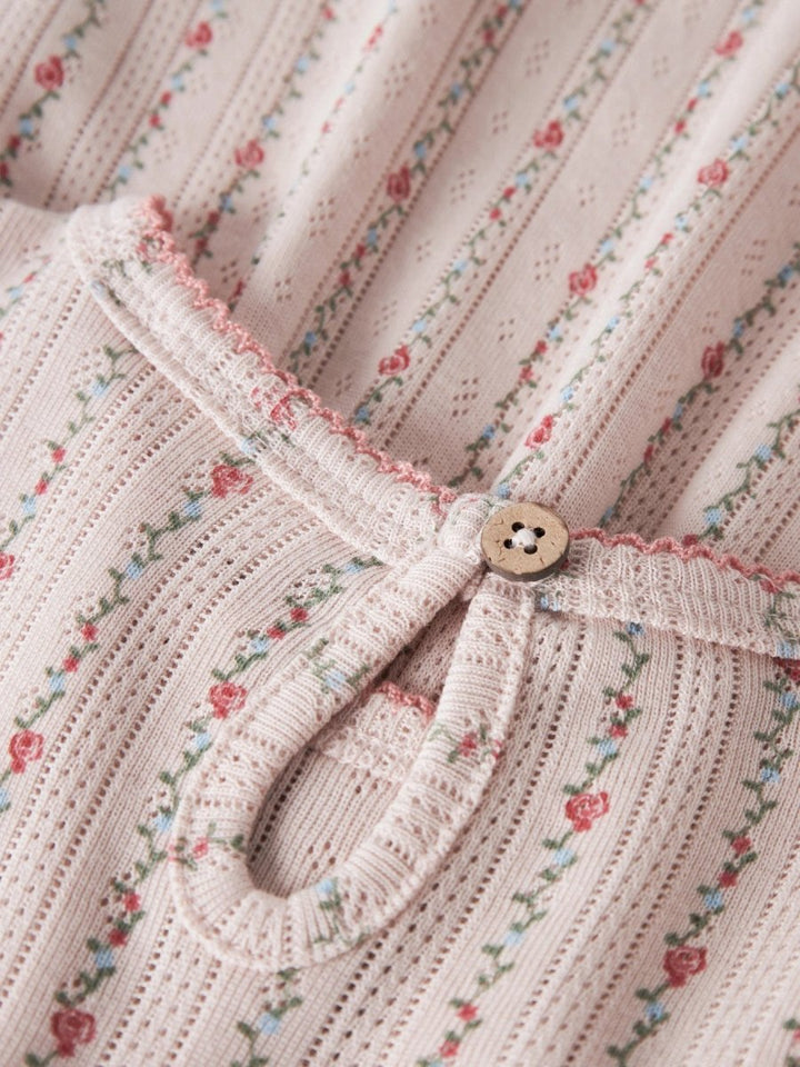 Lil Atelier Mini RACHELLO DUNA kjole - Morganite | Flower | Torgunns Barneklær AS