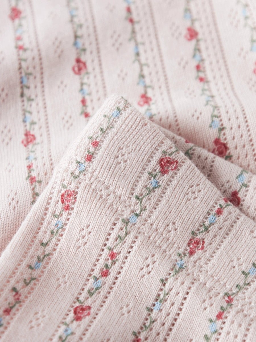 Lil Atelier Mini RACHELLO DUNA SLIM BIKER shorts - Morganite | Flower | Torgunns Barneklær AS