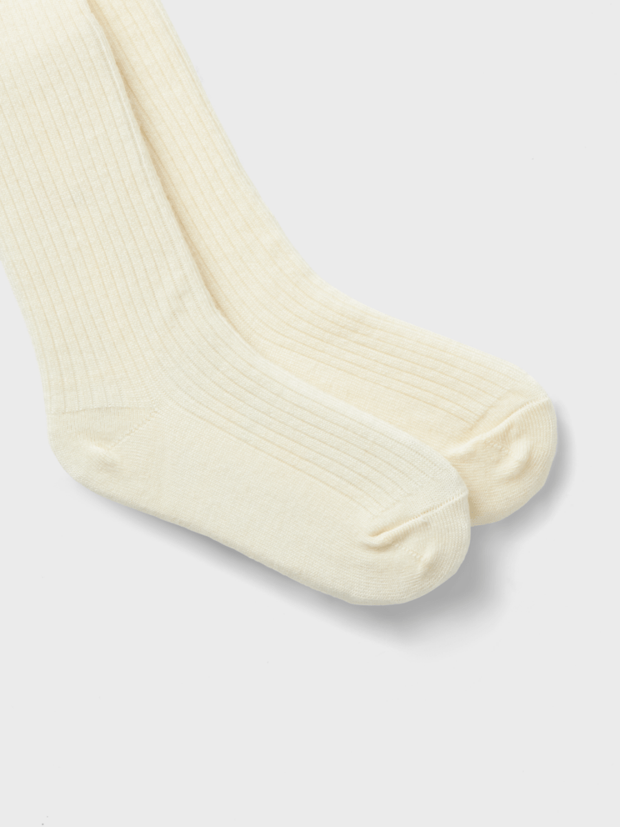 Lil' Atelier MINI RAKEL IBI PANTYHOSE WO/PO - Turtledove | Torgunns Barneklær AS