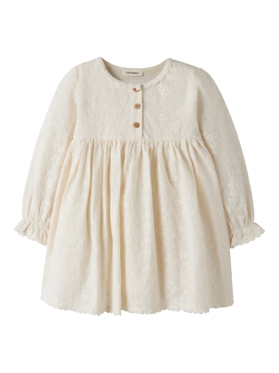 Lil' Atelier mini RENNA kjole - Turtledove | Torgunns Barneklær AS