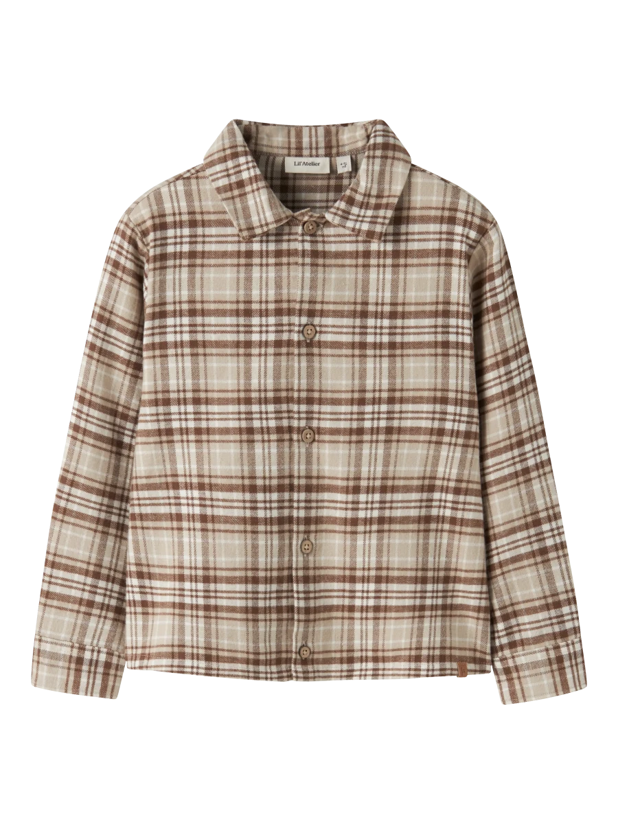 Lil' Atelier mini RENRIK skjorte - White Pepper | Torgunns Barneklær AS