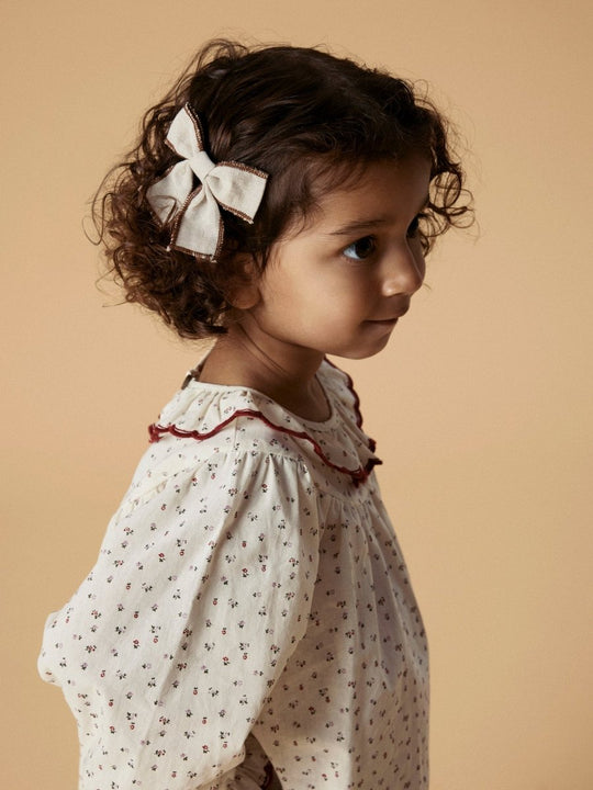 Lil' Atelier Mini RIMAJA HAIR CLIPS - Oxford Tan | Torgunns Barneklær AS