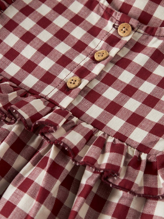Lil' Atelier Mini RIO LS LOOSE SHIRT - Red Dahlia | Torgunns Barneklær AS
