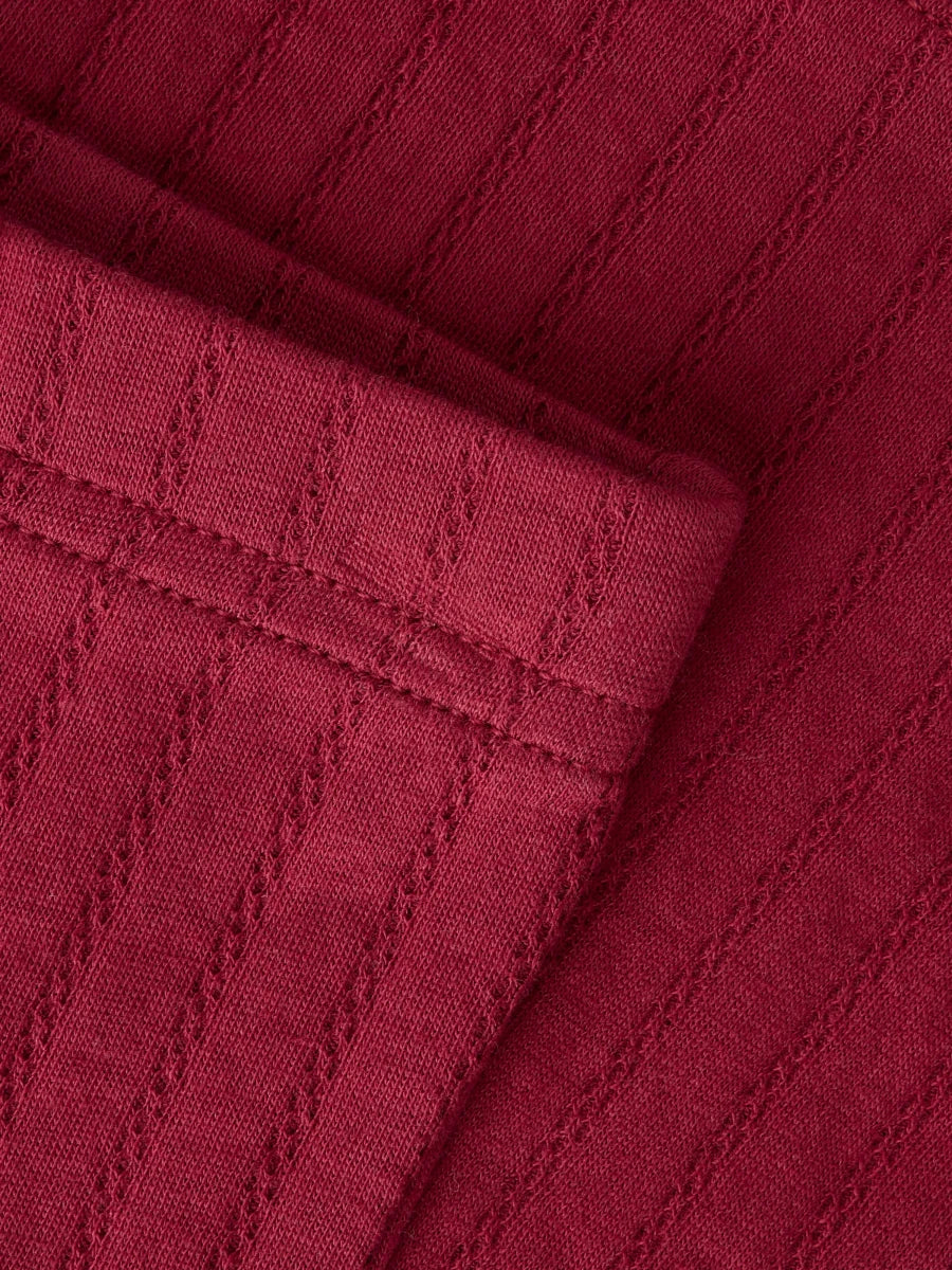 Lil' Atelier mini RIVER bootcut leggings - Biking Red | Torgunns Barneklær AS