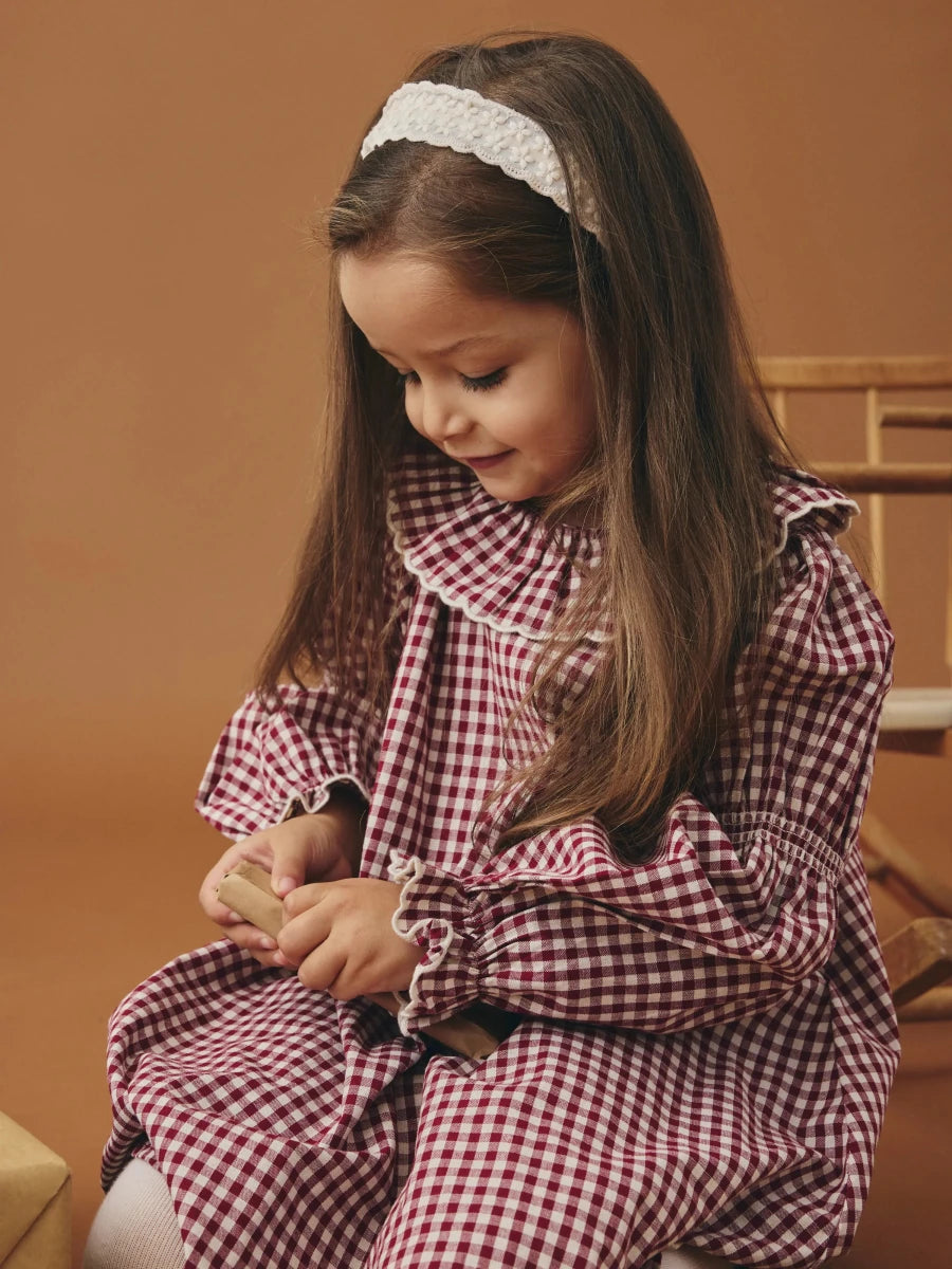 Lil' Atelier mini ROANNE kjole - Biking Red | Torgunns Barneklær AS