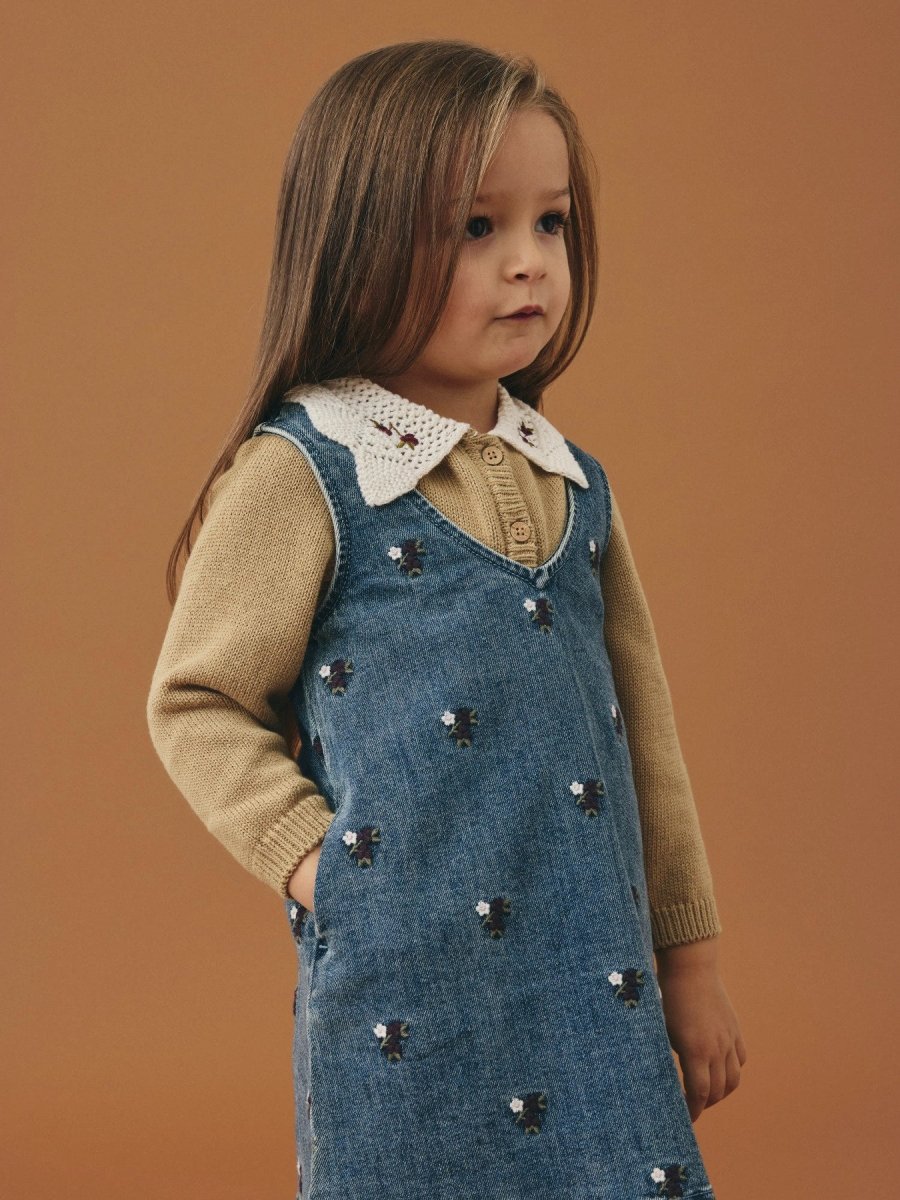 Lil' Atelier mini ROBA strikket cardigan - Kelp | Torgunns Barneklær AS